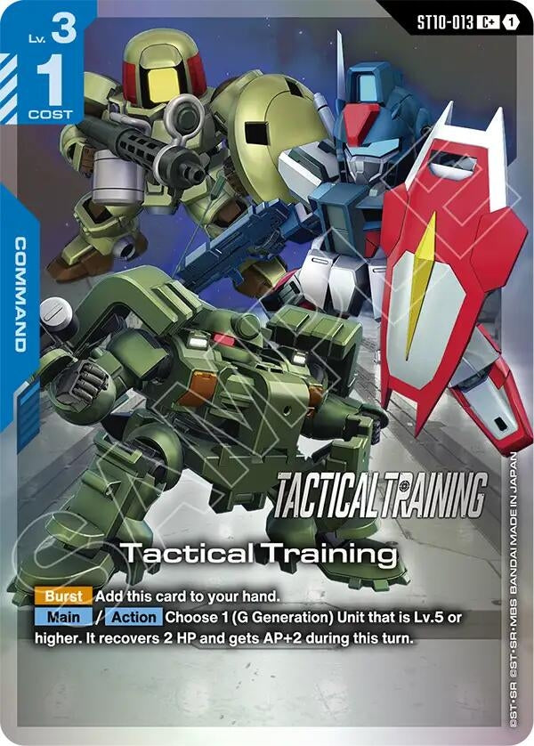 Image for Tactical Training (C+) (ST10-013) (ST10) - Gundam Card Game