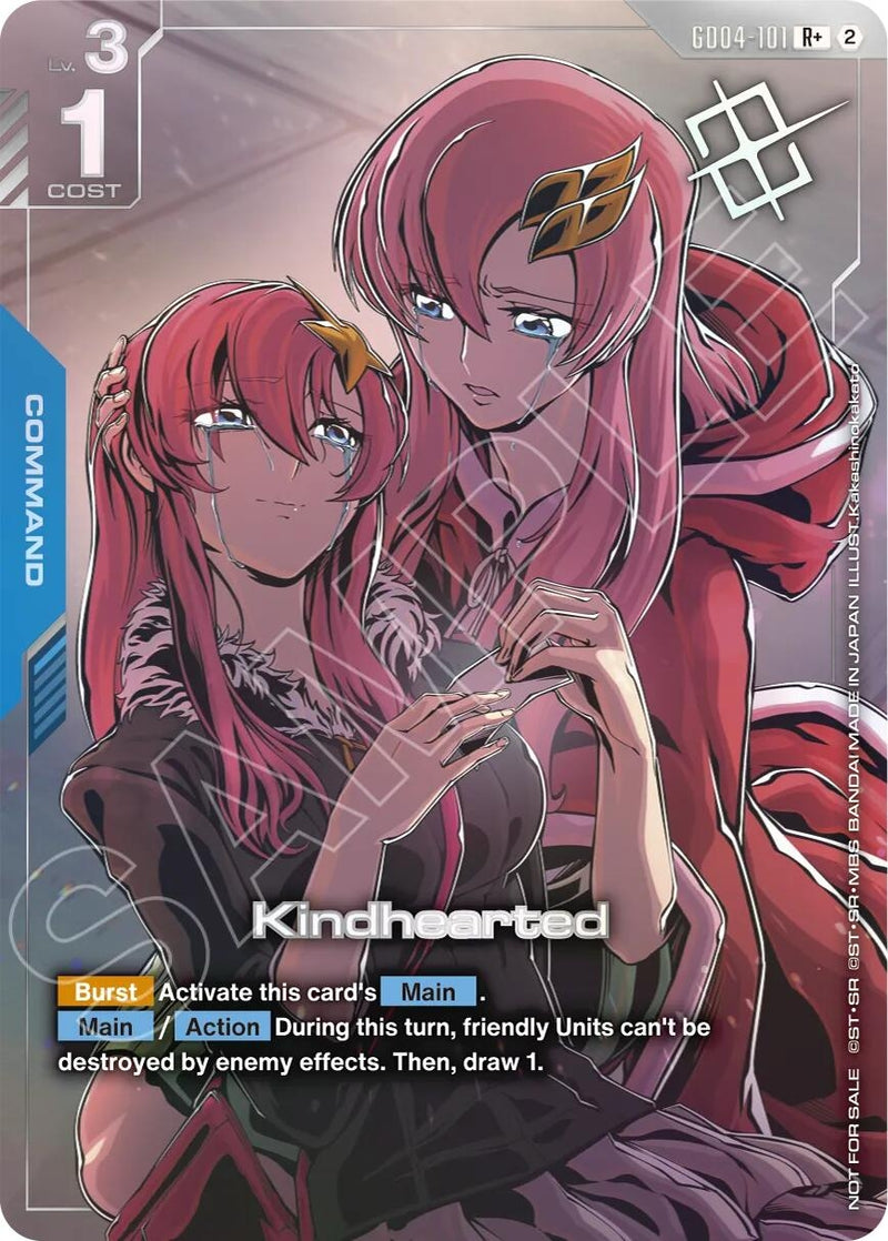 Image for Kindhearted (Store Tournament Winner Pack 05) (GD04-101) (GCG-PR) - Gundam Card Game