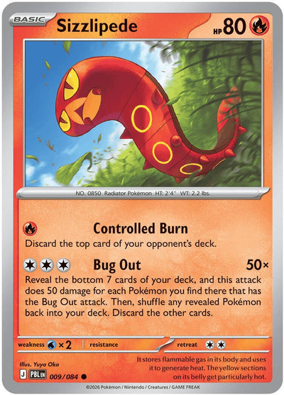 Sizzlipede (009/084) (ME05)