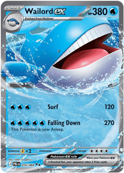 Wailord ex (016/084) (ME05)