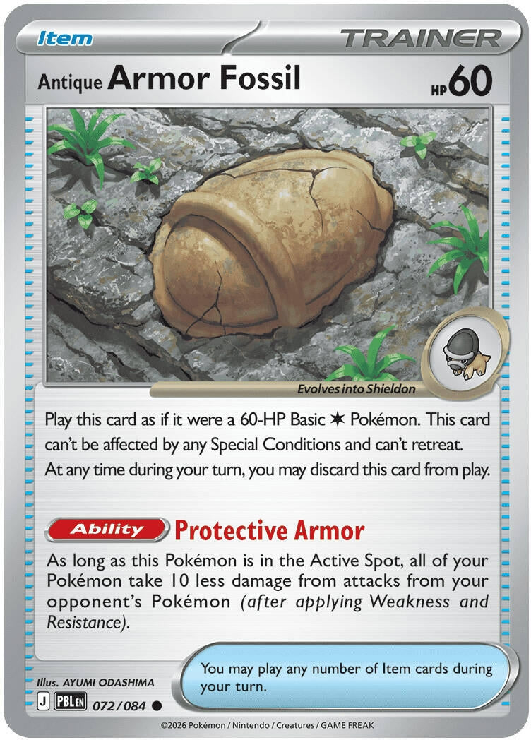 Antique Armor Fossil (072/084) (ME05)