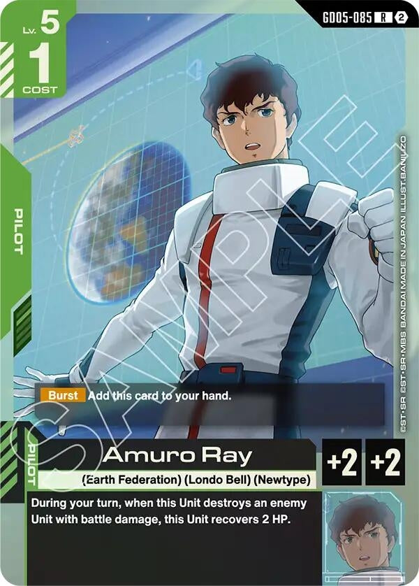 Image for Amuro Ray (GD05-085) (GD05) - Gundam Card Game