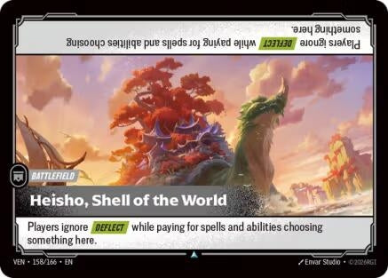 Image for Heisho, Shell of the World (158/166) (VEN) - Riftbound: League of Legends Trading Card Game