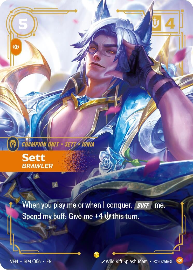 Image for Sett - Brawler (SP4/006) (VEN) - Riftbound: League of Legends Trading Card Game
