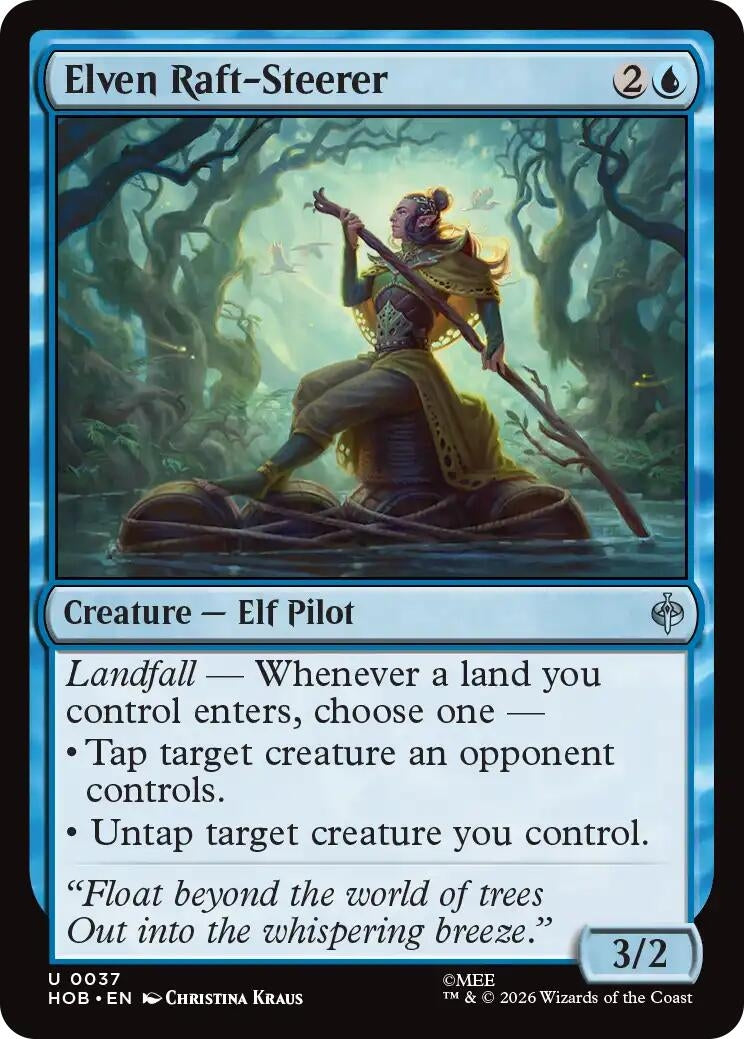 Elven Raft-Steerer (37) (HOB)