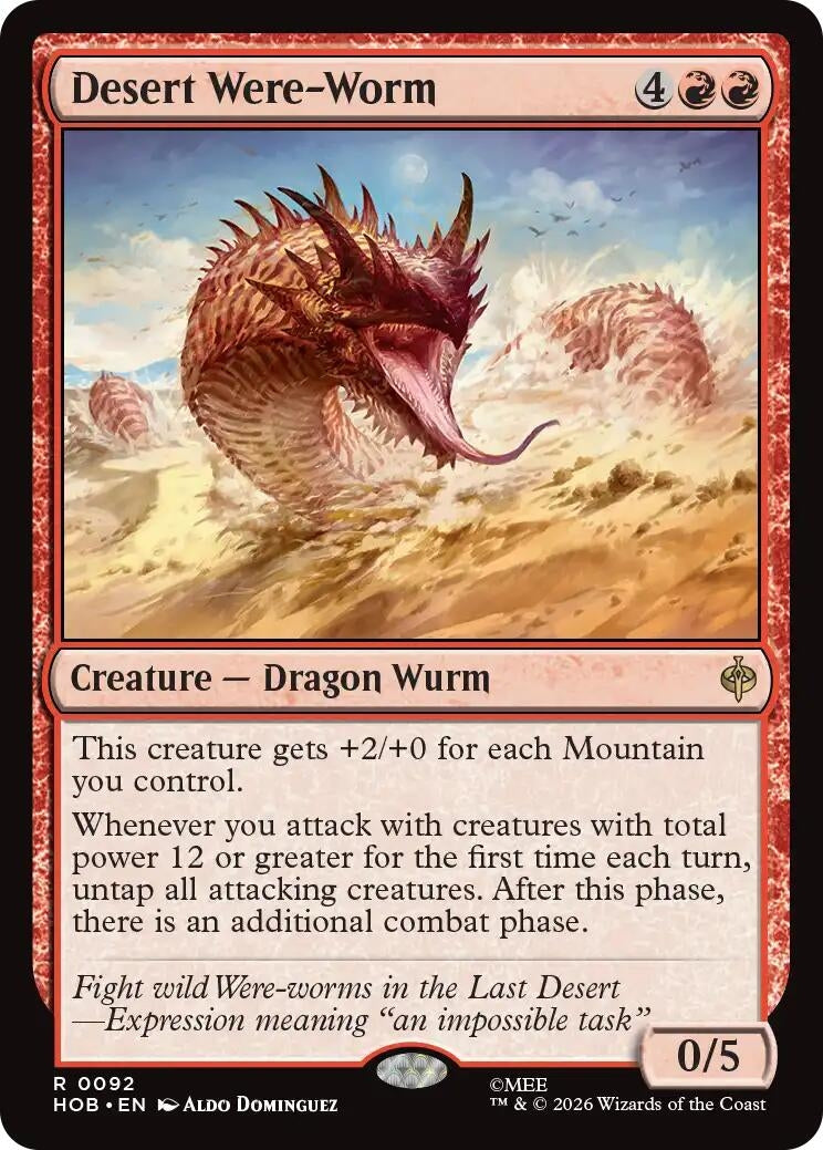 Desert Were-Worm (92) (HOB)