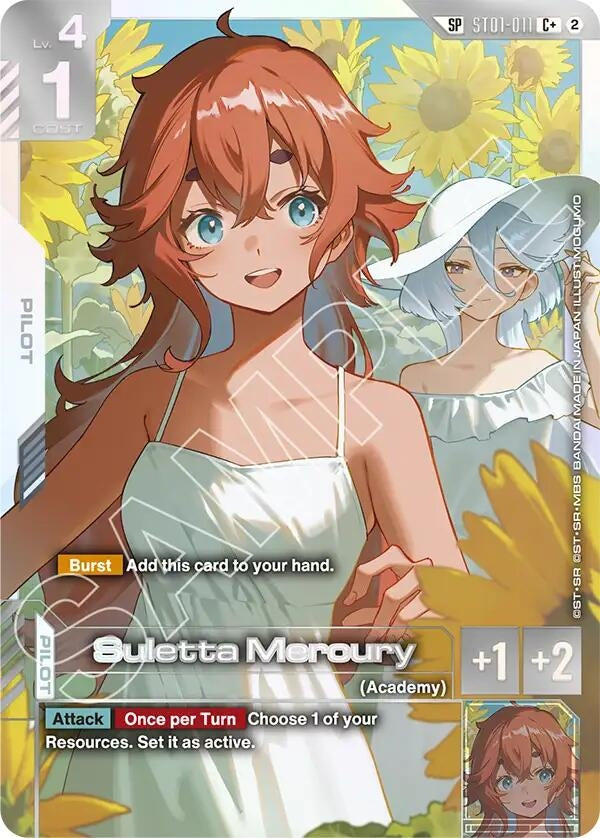 Image for Suletta Mercury (C+) (SP) (ST01-011) (GD05) - Gundam Card Game