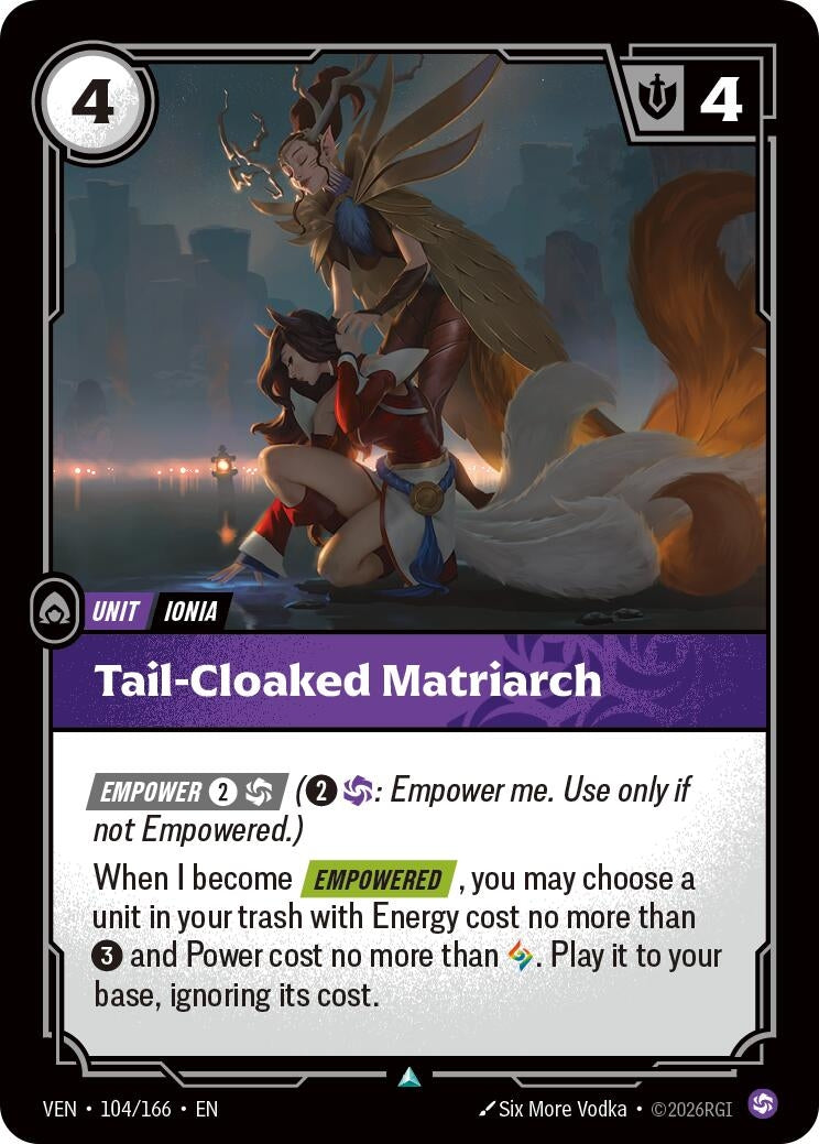 Image for Tail-Cloaked Matriarch (104/166) (VEN) - Riftbound: League of Legends Trading Card Game
