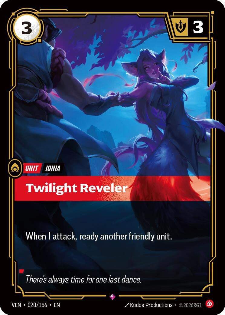Image for Twilight Reveler (020/166) (VEN) - Riftbound: League of Legends Trading Card Game