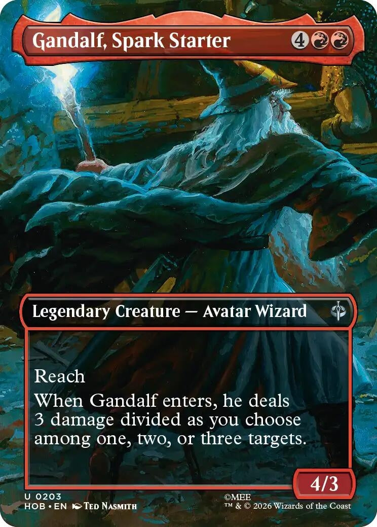 Gandalf, Spark Starter (Borderless) (203) (HOB)