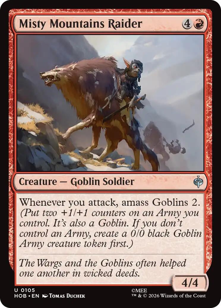 Misty Mountains Raider (105) (HOB)