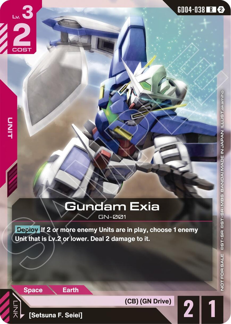 Image for Gundam Exia (GD04-038) (Event Pack 02) (GD04-038) (GCG-PR) - Gundam Card Game