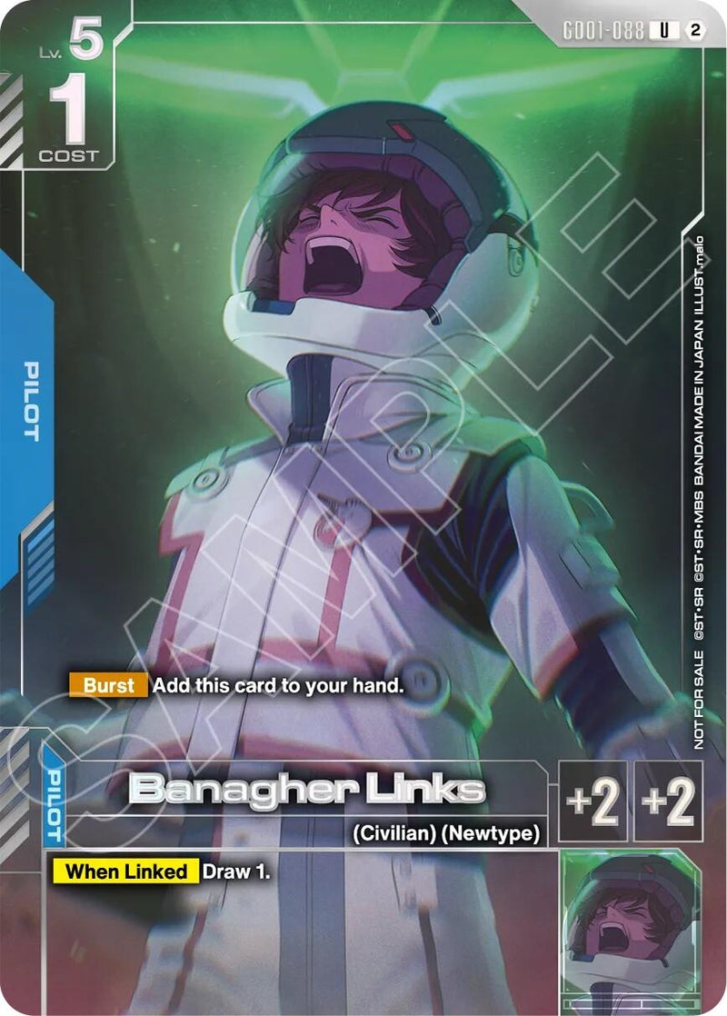 Image for Banagher Links (Newtype Challenge 2026 Mission 4) (GD01-088) (GCG-PR) - Gundam Card Game