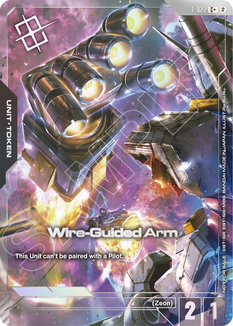 Image for Wire-Guided Arm (T-022) Token (Right Hand) (World Championship Regionals 26-27 Season 2) (Finalist) (T-022) (GCG-PR) - Gundam Card Game