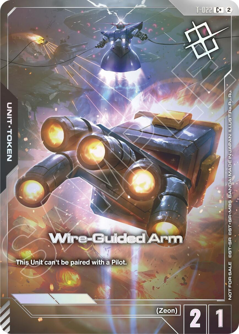 Image for Wire-Guided Arm (T-022) Token (Left Hand) (World Championship Regionals 26-27 Season 2) (Finalist) (T-022) (GCG-PR) - Gundam Card Game