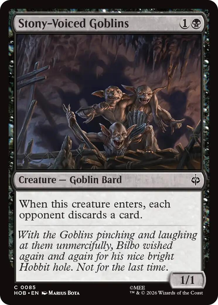 Stony-Voiced Goblins (85) (HOB)
