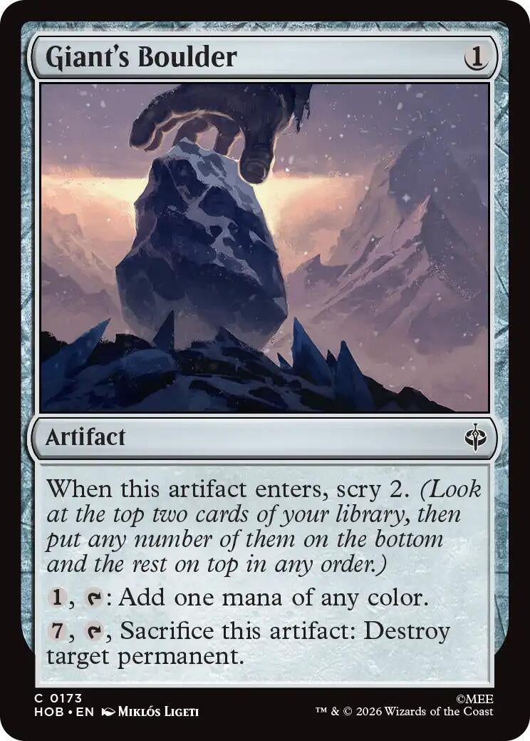 Giant's Boulder (173) (HOB)
