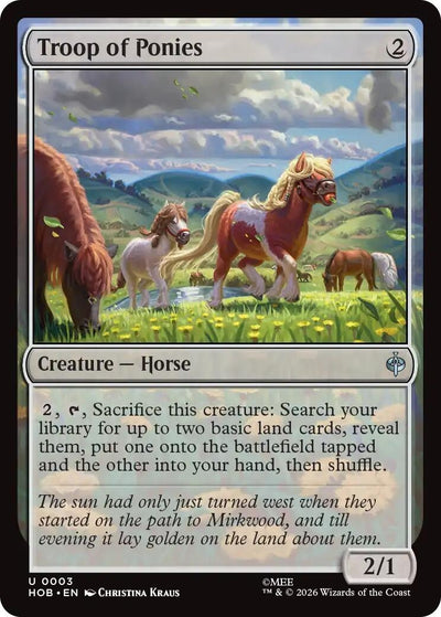 Troop of Ponies (3) (HOB)
