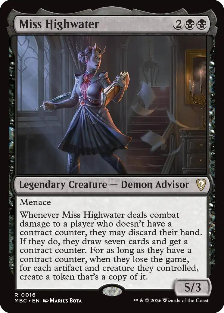 Image for Miss Highwater (16) (MBC) - Magic: The Gathering