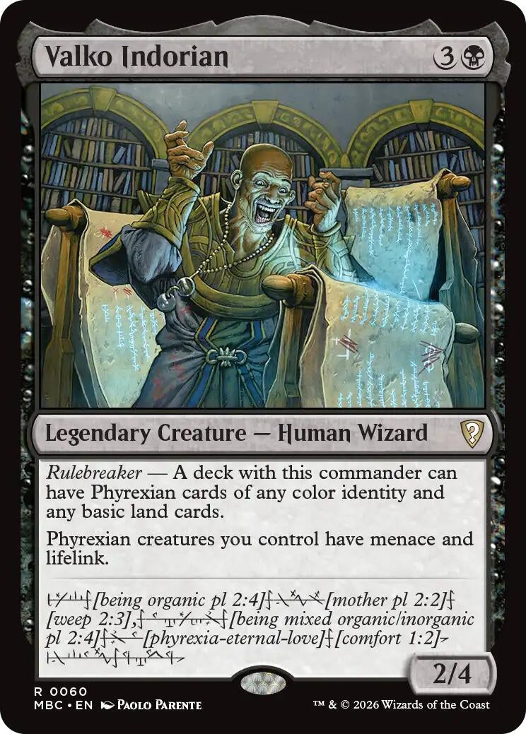 Image for Valko Indorian (60) (MBC) - Magic: The Gathering