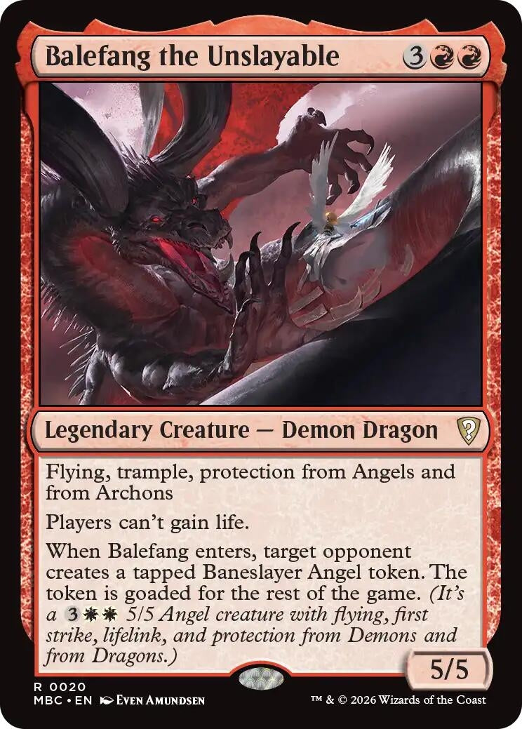 Image for Balefang the Unslayable (20) (MBC) - Magic: The Gathering
