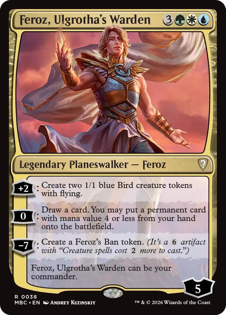 Image for Feroz, Ulgrotha's Warden (38) (MBC) - Magic: The Gathering