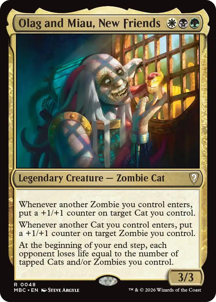 Image for Olag and Miau, New Friends (48) (MBC) - Magic: The Gathering
