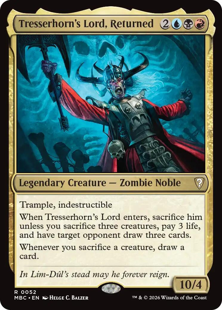 Image for Tresserhorn's Lord, Returned (52) (MBC) - Magic: The Gathering