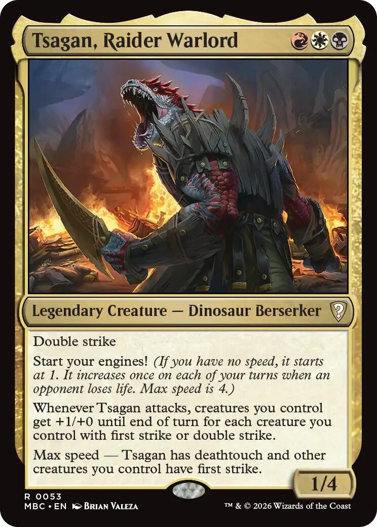 Image for Tsagan, Raider Warlord (53) (MBC) - Magic: The Gathering