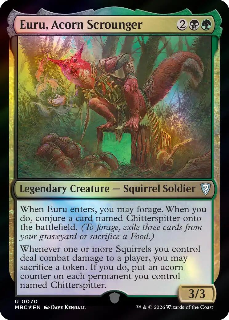 Image for Euru, Acorn Scrounger (70) (MBC) - Magic: The Gathering