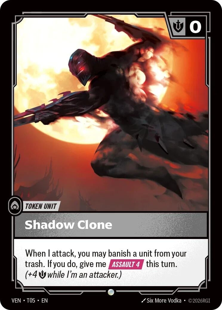 Image for Shadow Clone // Tentacle (T05 // T06) (VEN) - Riftbound: League of Legends Trading Card Game