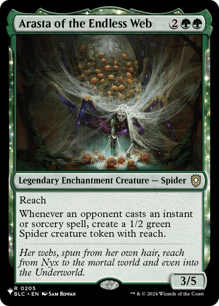 Image for Arasta of the Endless Web (205) (LIST) - Magic: The Gathering