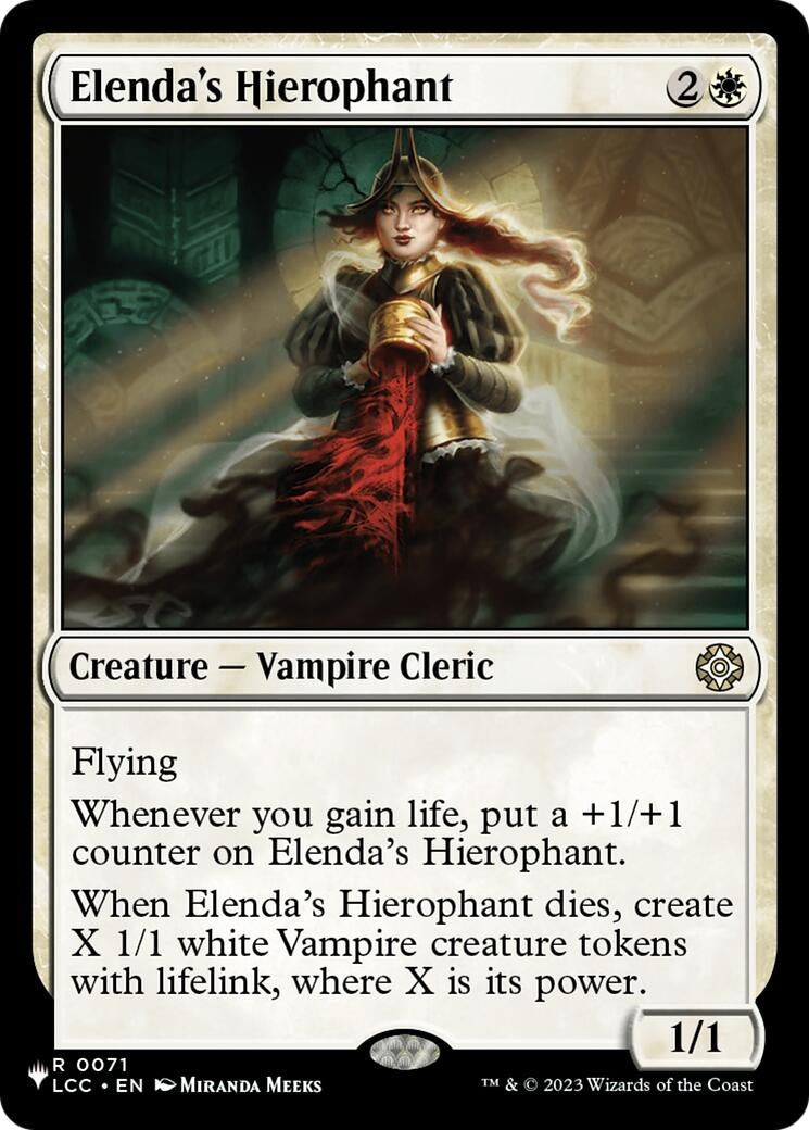 Image for Elenda's Hierophant (71) (LIST) - Magic: The Gathering