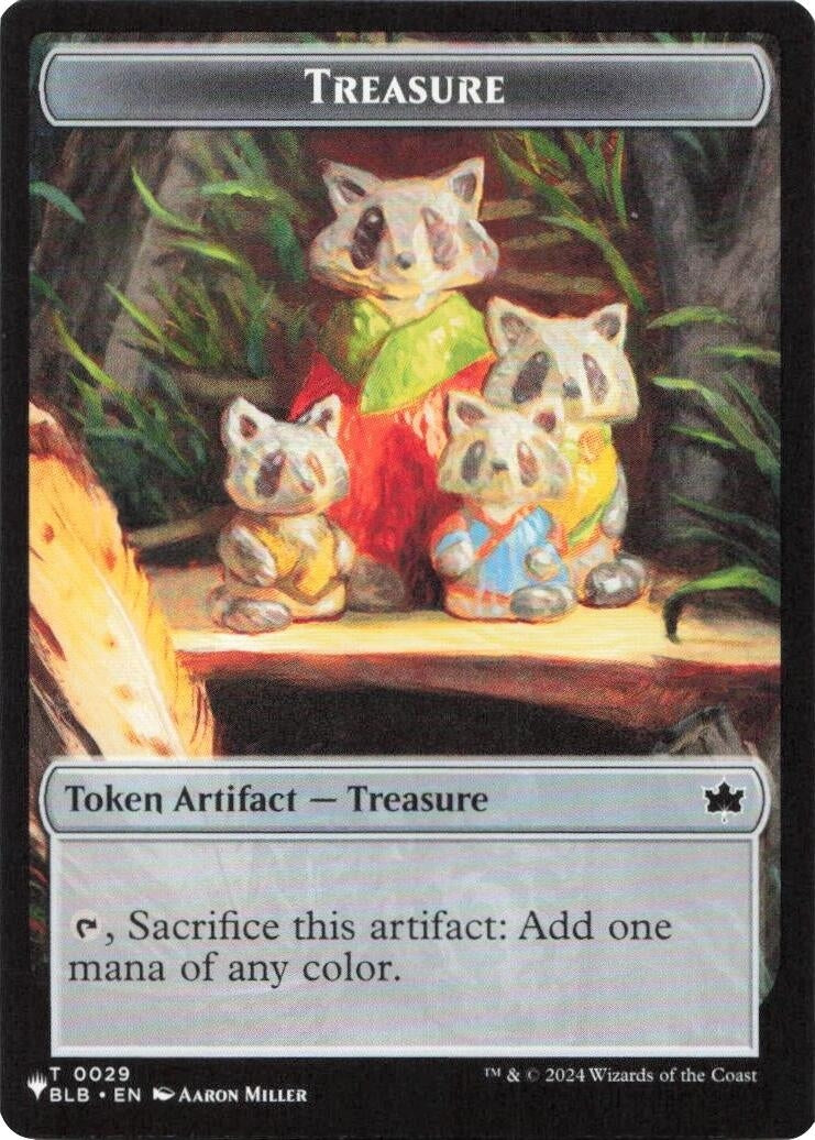 Image for Treasure // Spider Double-Sided Token (29 // 29) (LIST) - Magic: The Gathering