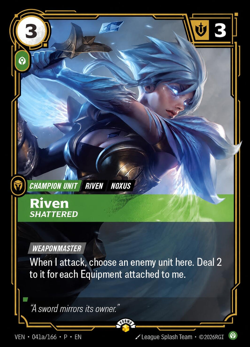 Image for Riven - Shattered (PR) - Riftbound: League of Legends Trading Card Game