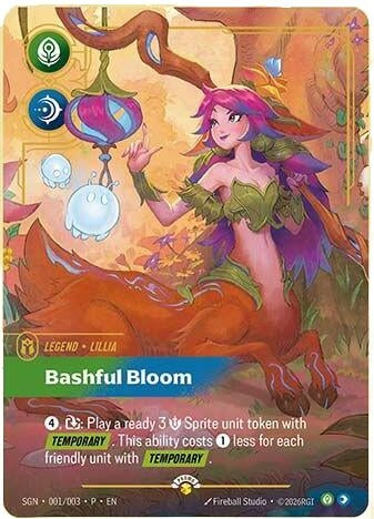 Image for Lillia - Bashful Bloom (001/003) (SGN) - Riftbound: League of Legends Trading Card Game