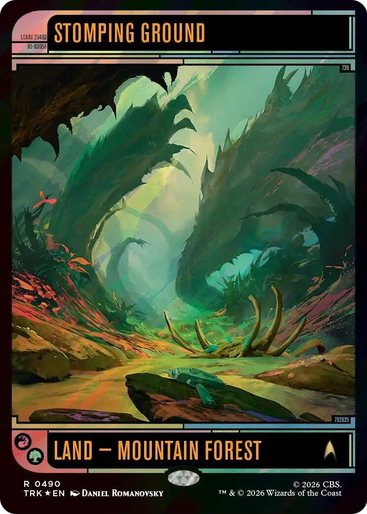 Image for Stomping Ground (Showcase) (Surge Foil) (490) (TRK) - Magic: The Gathering