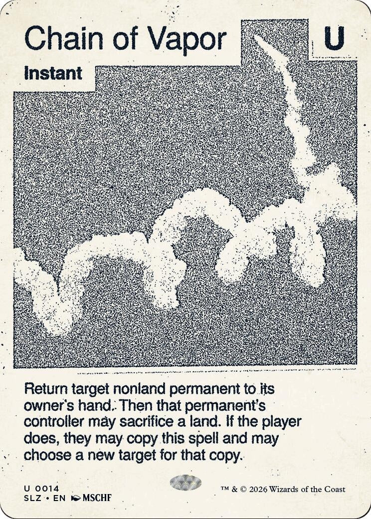 Image for Chain of Vapor (0014) (14) (SLZ) - Magic: The Gathering