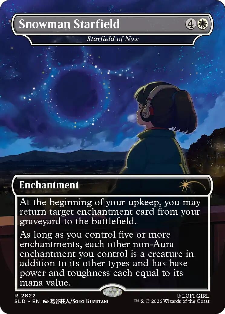Image for Snowman Starfield - Starfield of Nyx (2822) (SLD) - Magic: The Gathering