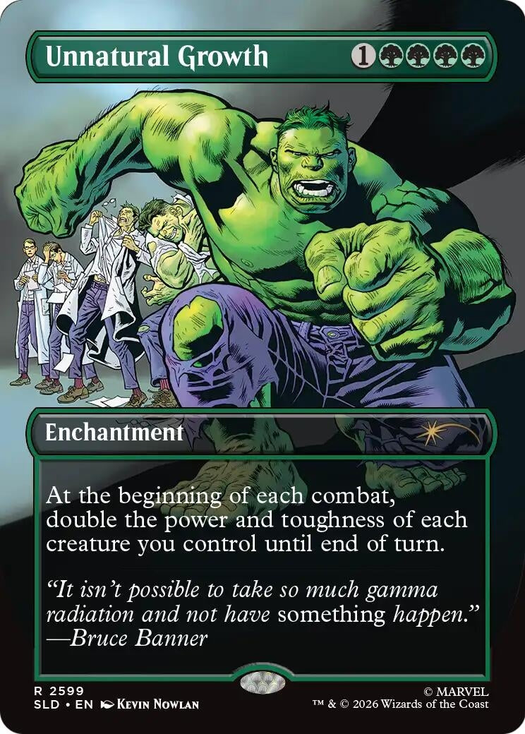 Image for Unnatural Growth (2599) (2599) (SLD) - Magic: The Gathering