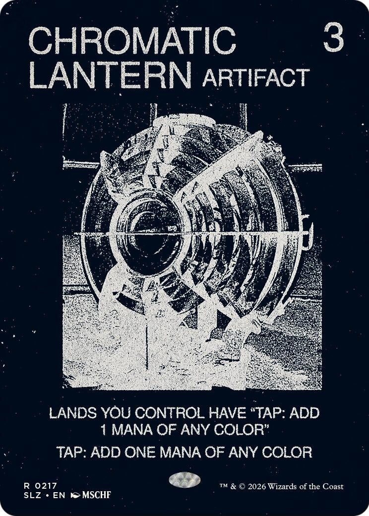 Image for Chromatic Lantern (0217) (217) (SLZ) - Magic: The Gathering