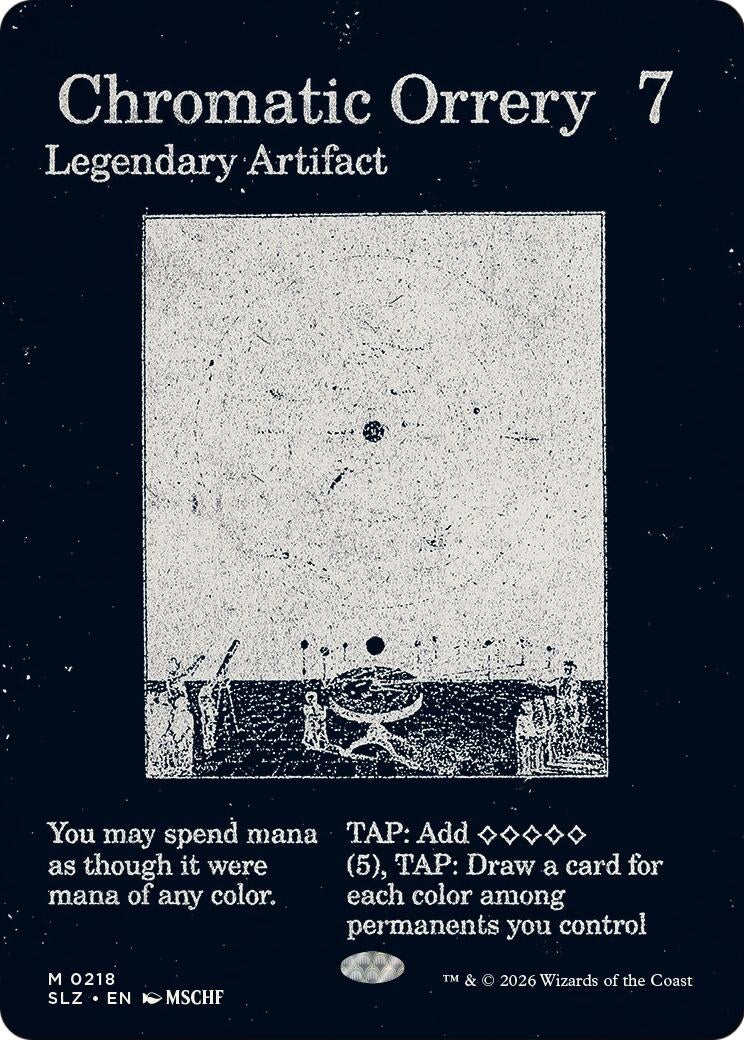 Image for Chromatic Orrery (0218) (218) (SLZ) - Magic: The Gathering