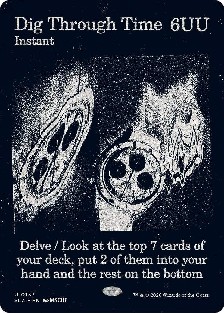 Image for Dig Through Time (0137) (137) (SLZ) - Magic: The Gathering