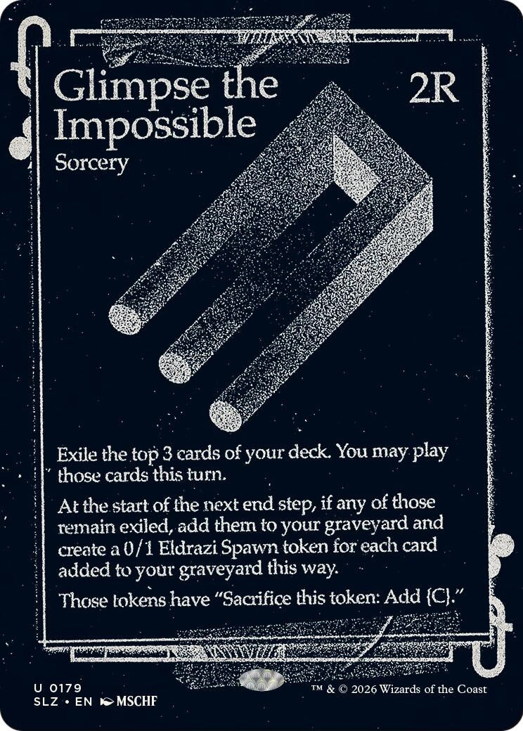 Image for Glimpse the Impossible (0179) (179) (SLZ) - Magic: The Gathering