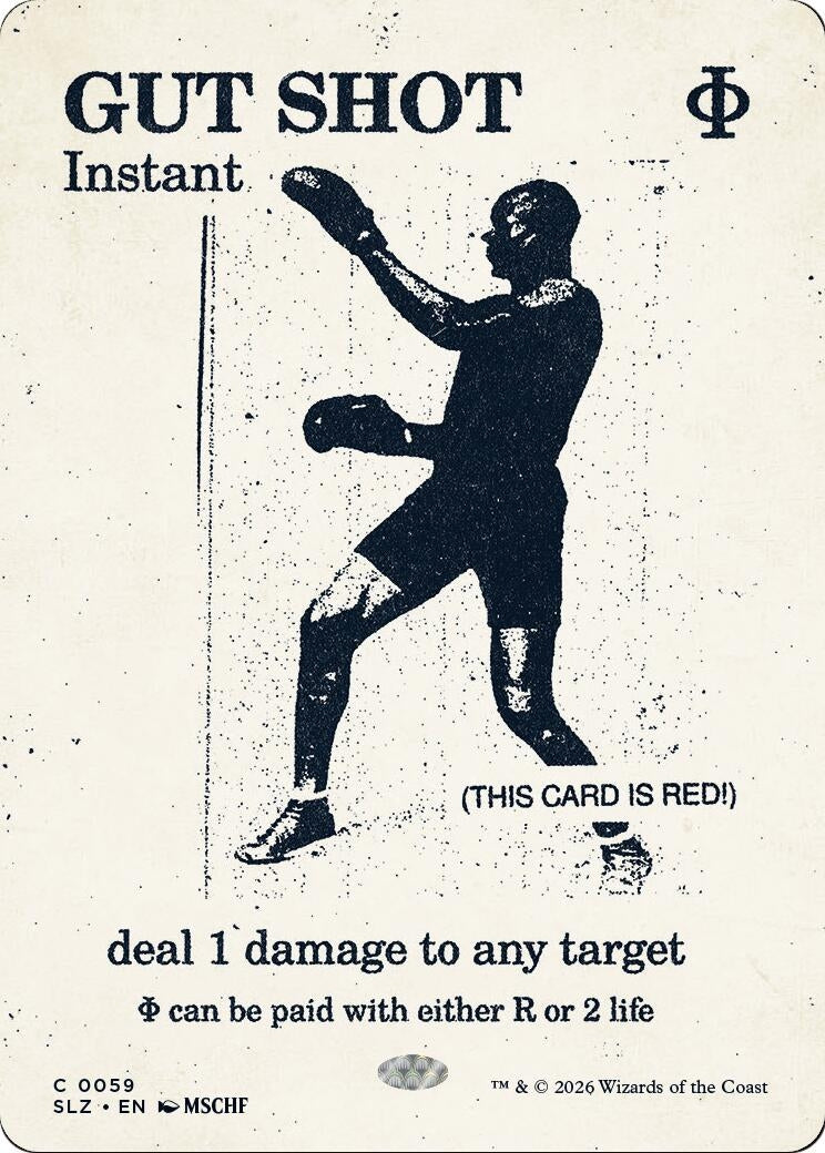 Image for Gut Shot (0059) (59) (SLZ) - Magic: The Gathering