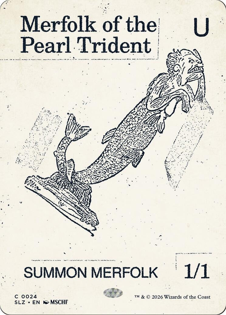 Image for Merfolk of the Pearl Trident (0024) (24) (SLZ) - Magic: The Gathering