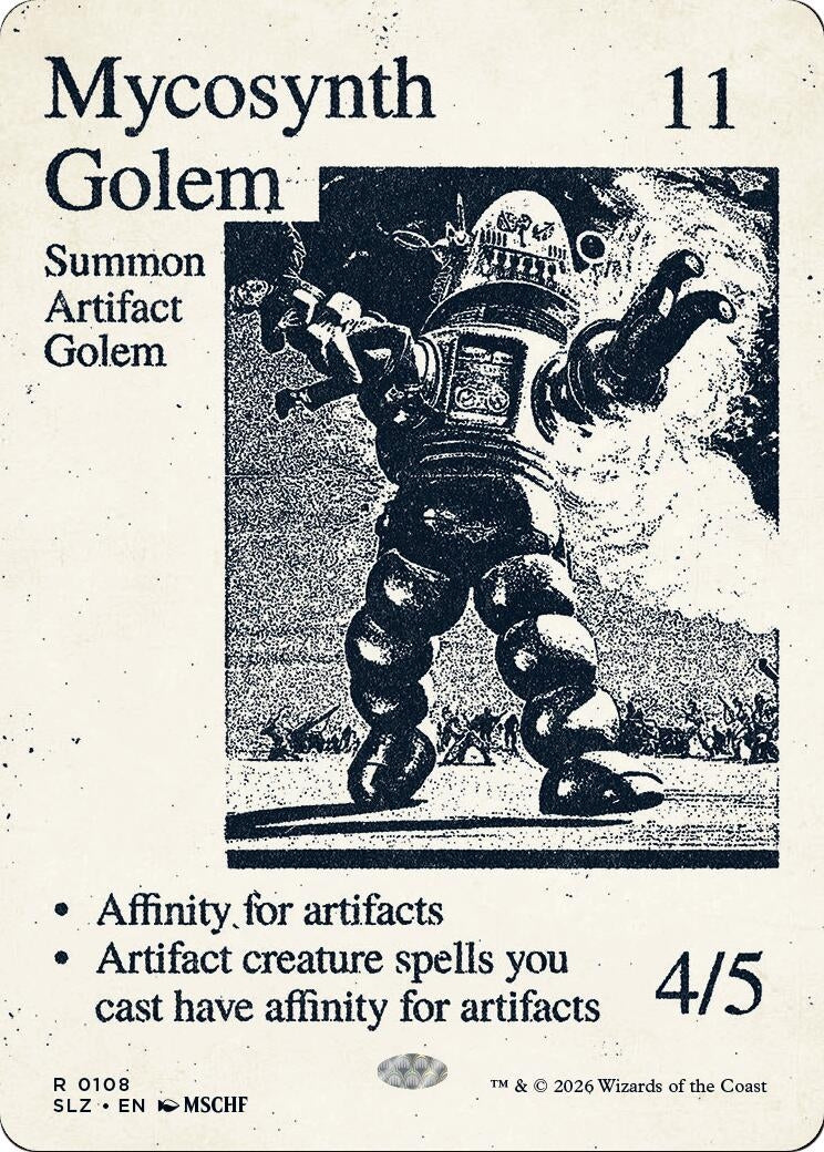 Image for Mycosynth Golem (0108) (108) (SLZ) - Magic: The Gathering