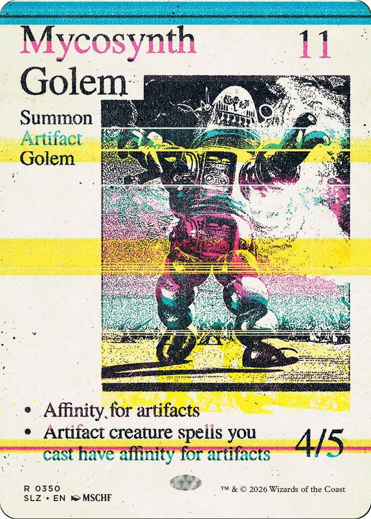 Image for Mycosynth Golem (0350) (350) (SLZ) - Magic: The Gathering