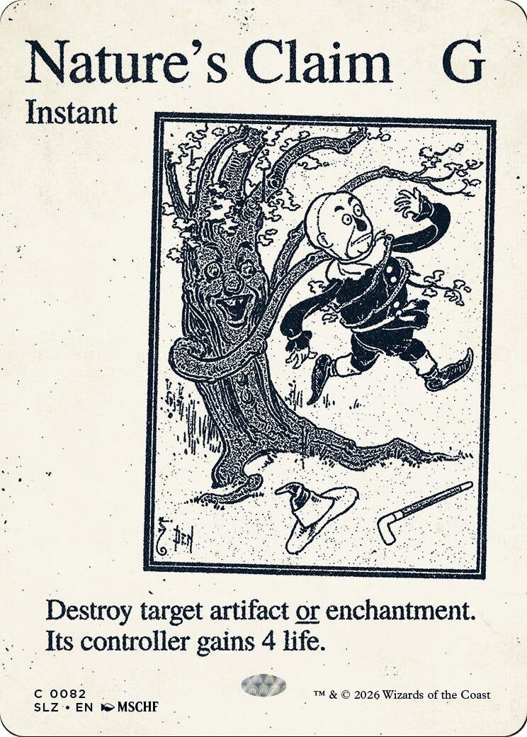 Image for Nature's Claim (0082) (82) (SLZ) - Magic: The Gathering
