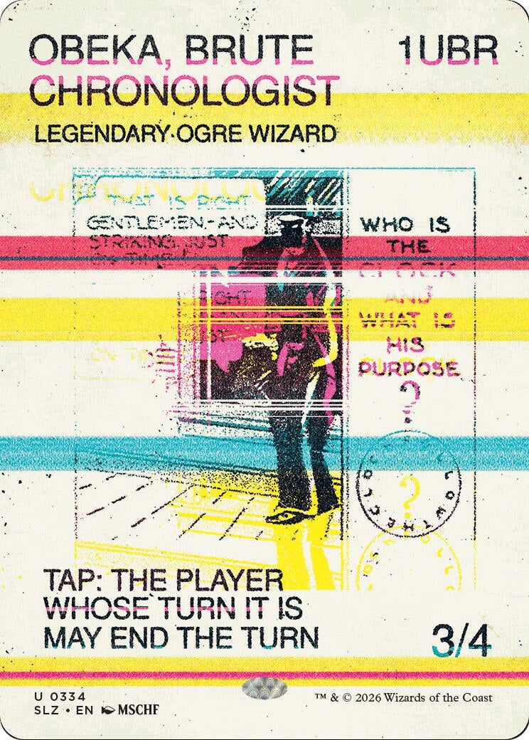 Image for Obeka, Brute Chronologist (0334) (334) (SLZ) - Magic: The Gathering
